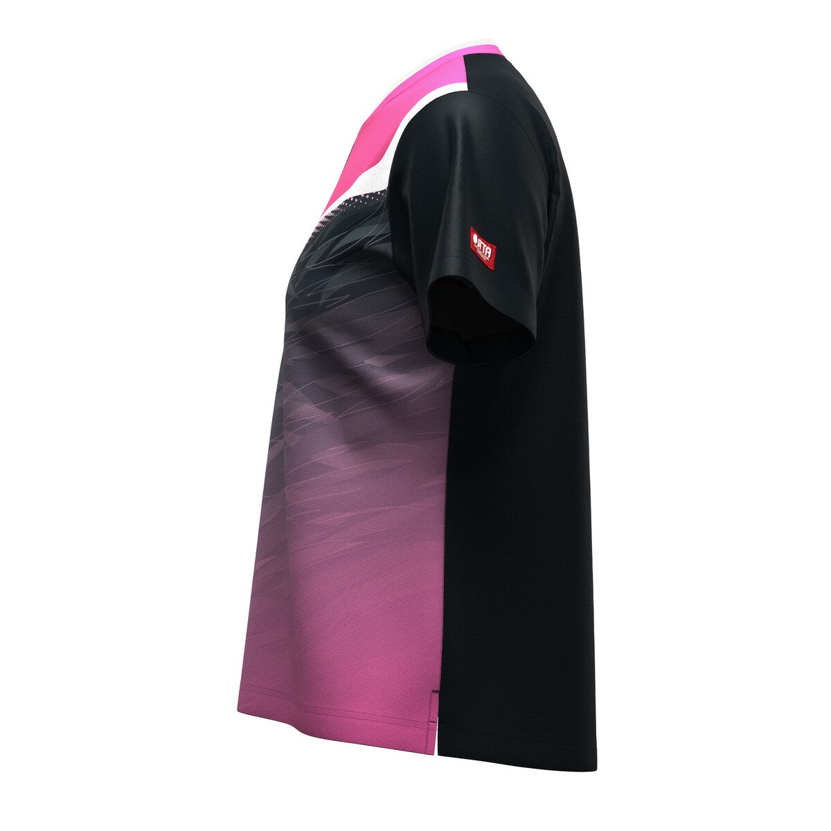 Butterfly Laulie Lady Table Tennis Shirt - Rose - Left Side